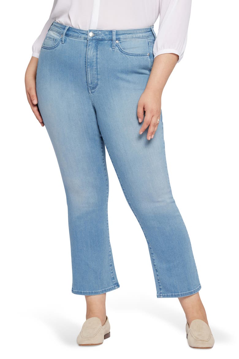 High Waist Slim Bootcut Jeans, Main, color, LUSTRE