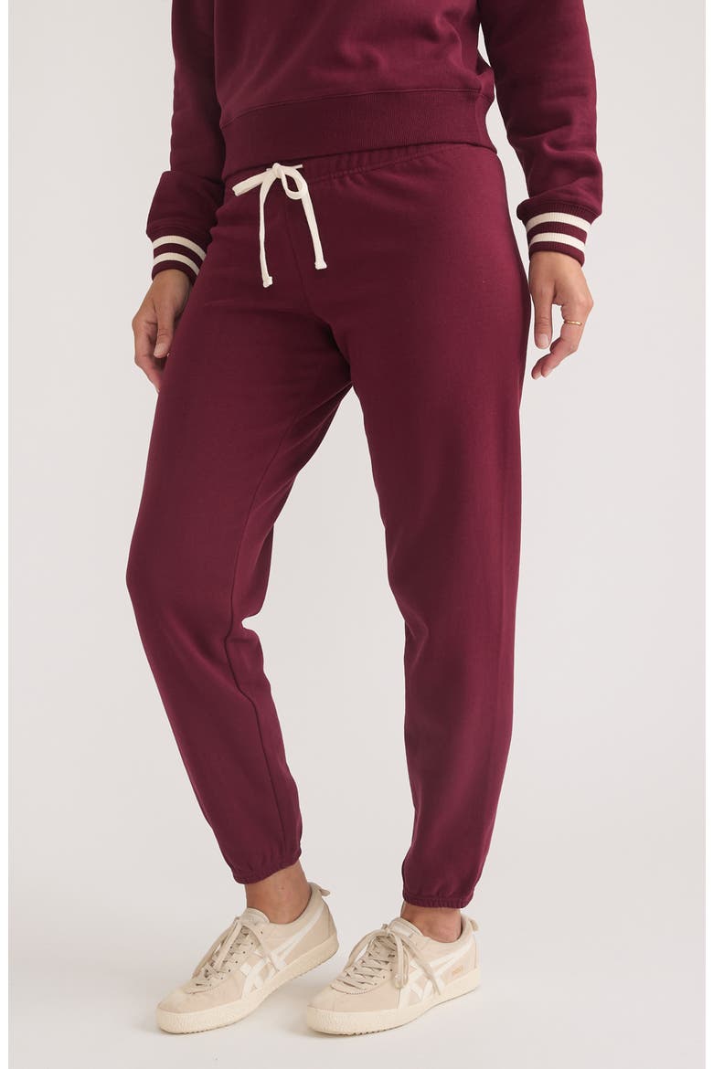 Anytime Sweatpants, Alternate, color, CRIMSON