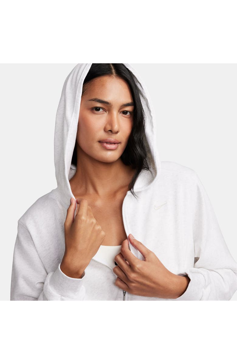 Nike Sportswear Chill French Terry Full Zip Hooded Jacket, Alternate, color, 051 B Hthr/Ltowbr