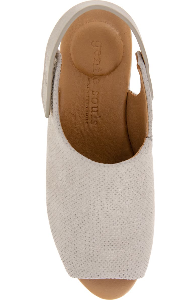 Gentle Souls Nyssina Platform Slingback Sandal, Alternate, color, Mushroom Nubuck