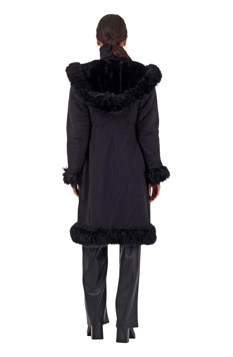 GORSKI Reversible Genuine Shearling Hooded Jacket, Alternate, color,