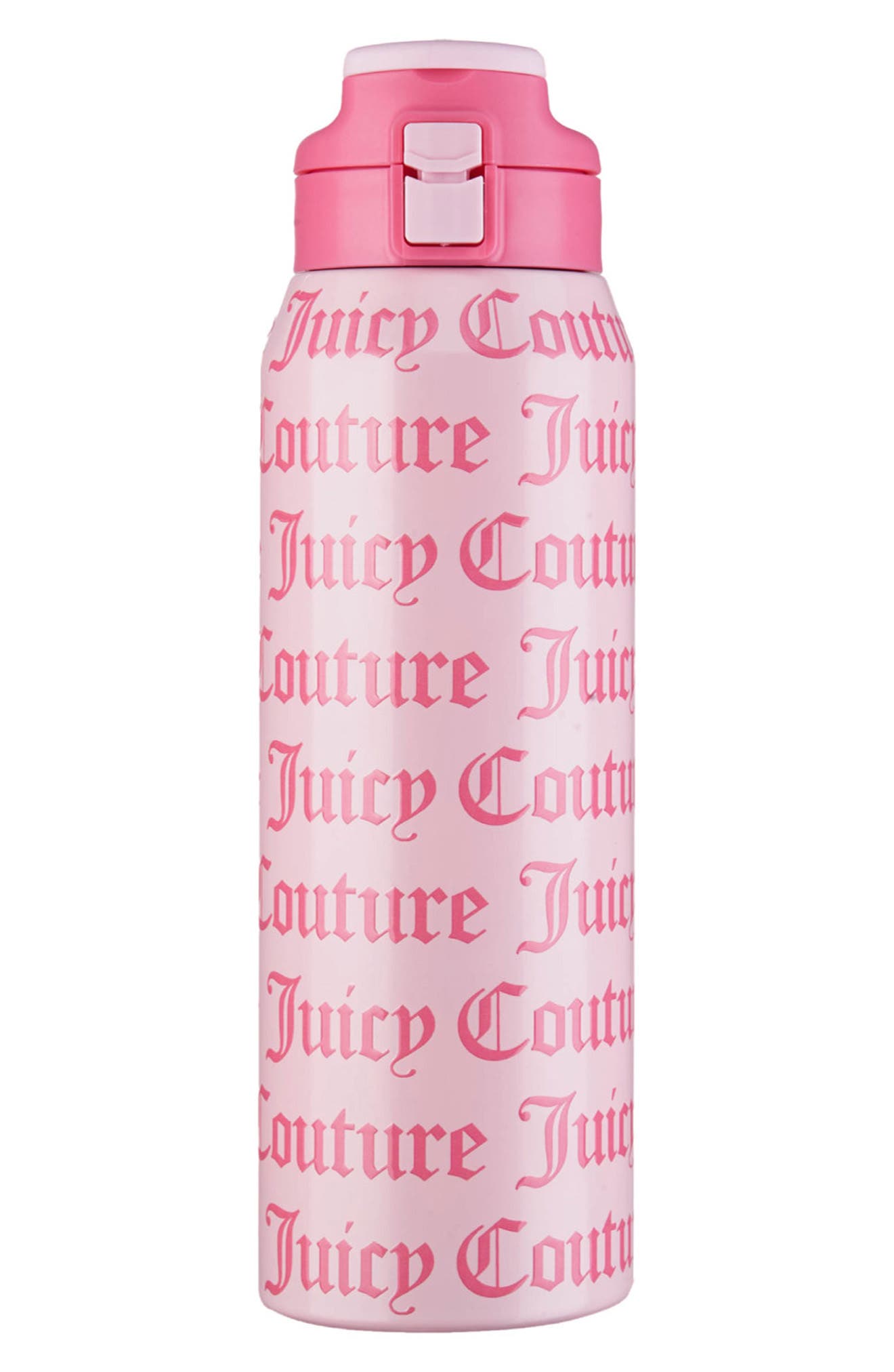 Juicy Couture Glam Getaway Logo Flip Hydration Stainless Steel Tumbler