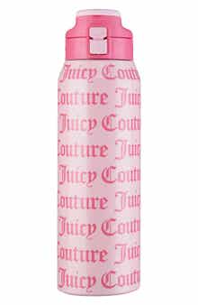 Juicy Couture Glam Getaway Logo Flip Hydration Stainless Steel Tumbler