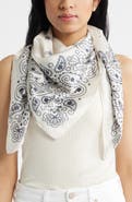 Treasure & Bond Oversize Square Satin Scarf
