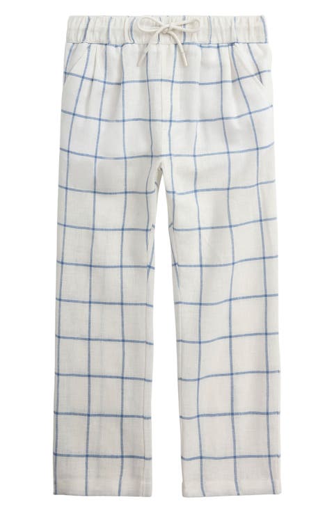 Kids' Resort Drawstring Cotton & Linen Pants (Big Kid)