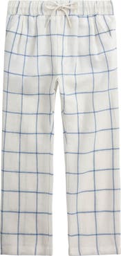 Appaman Kids' Resort Drawstring Cotton & Linen Pants