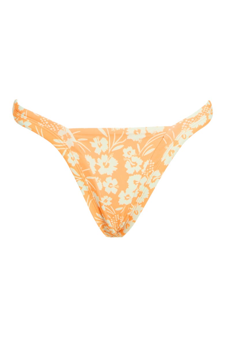 Trinity Floral Cheeky Swim Bottoms, Main, color, ORANGE