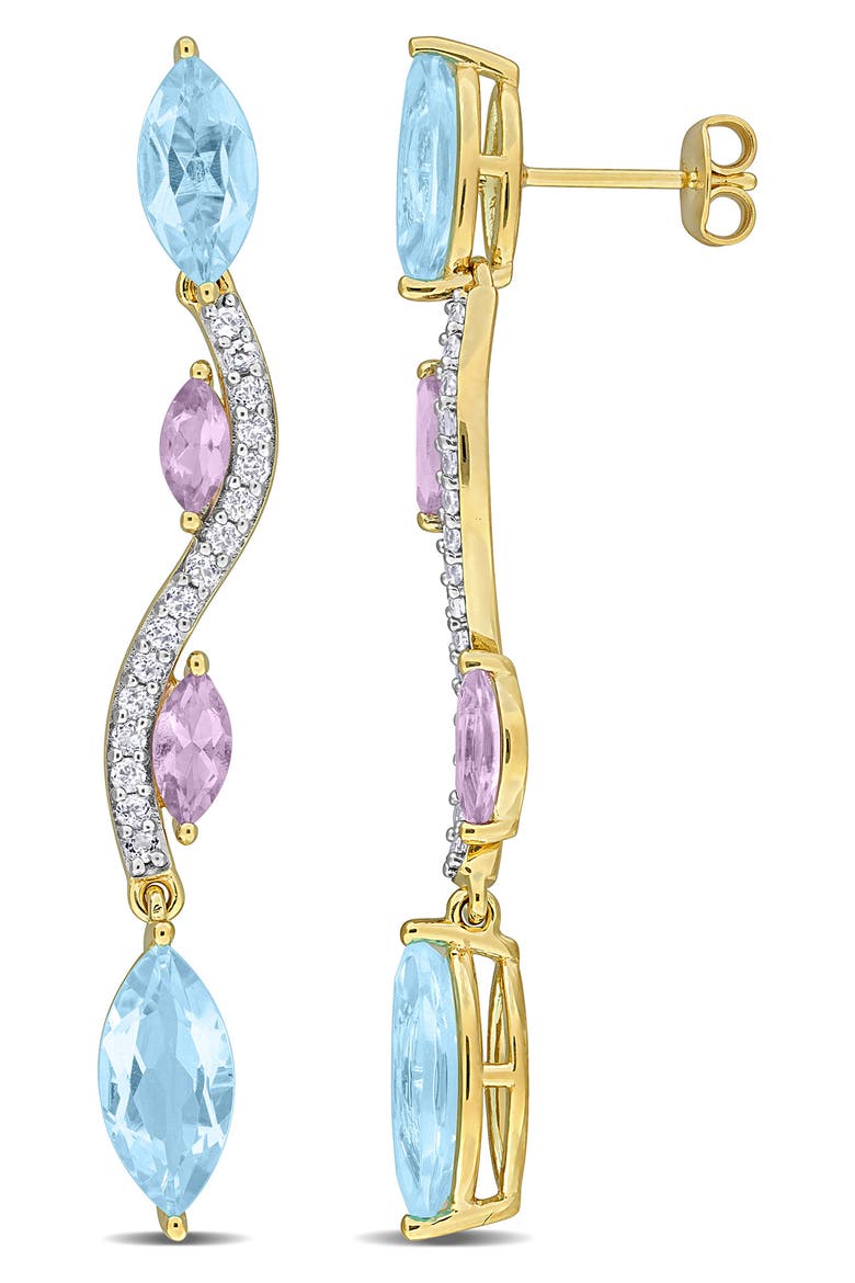 Drop Earrings, Main, color, BLUE MULTI