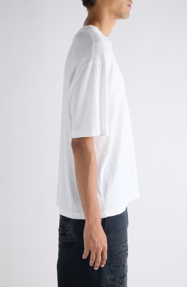 Acne Studios Exford Logo Pocket T-Shirt, Alternate, color, Off White
