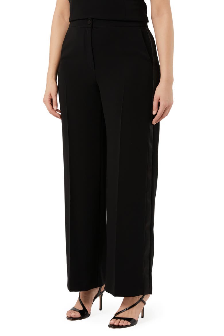 Wide Leg Pants, Main, color, BLACK