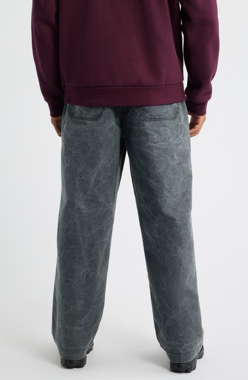 Obey Commons Wrinkle Wash Jeans In Gray