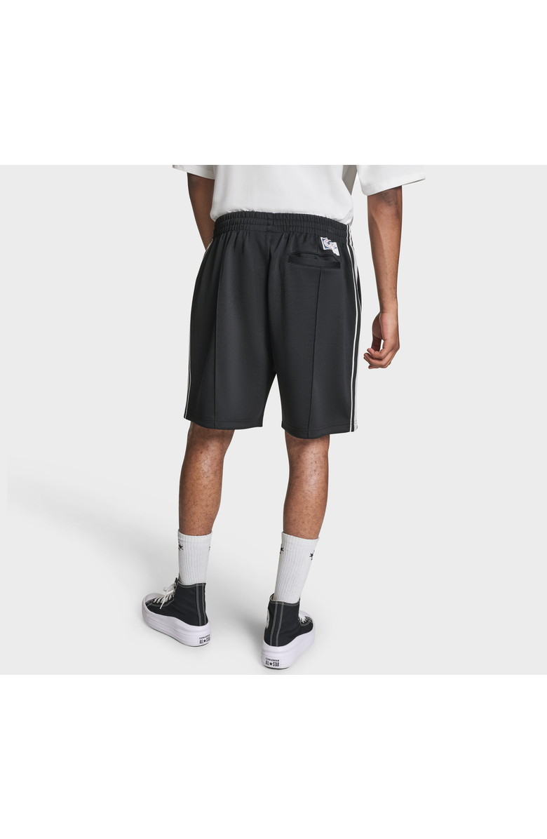 Converse Racing Stripe Shorts, Alternate, color, Converse Black