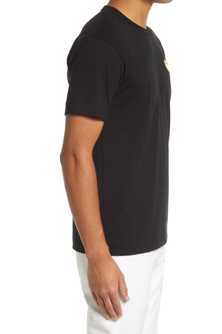 Crewneck T-Shirt, Alternate, color, BLACK 1