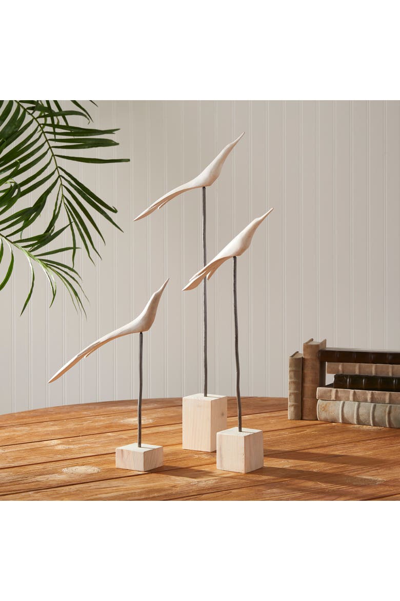The Flock, Set Of 3, Alternate, color, White