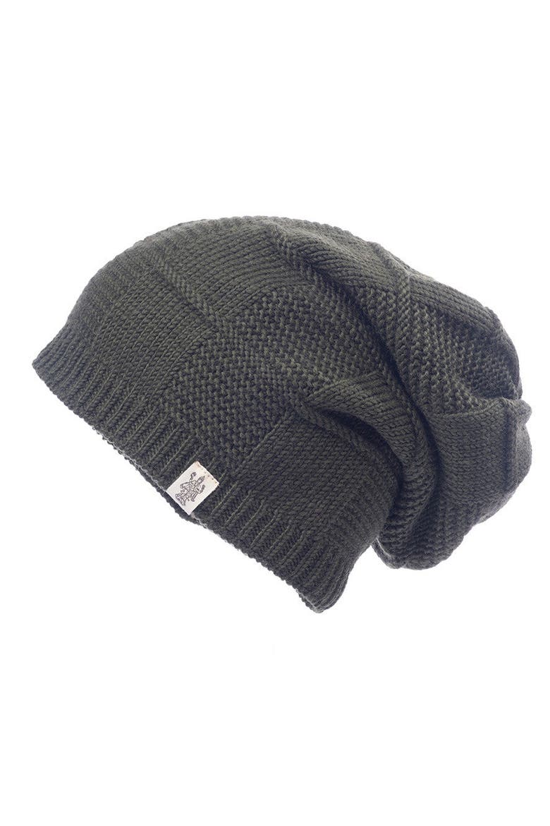 Checkered Slouch, Main, color, Olive