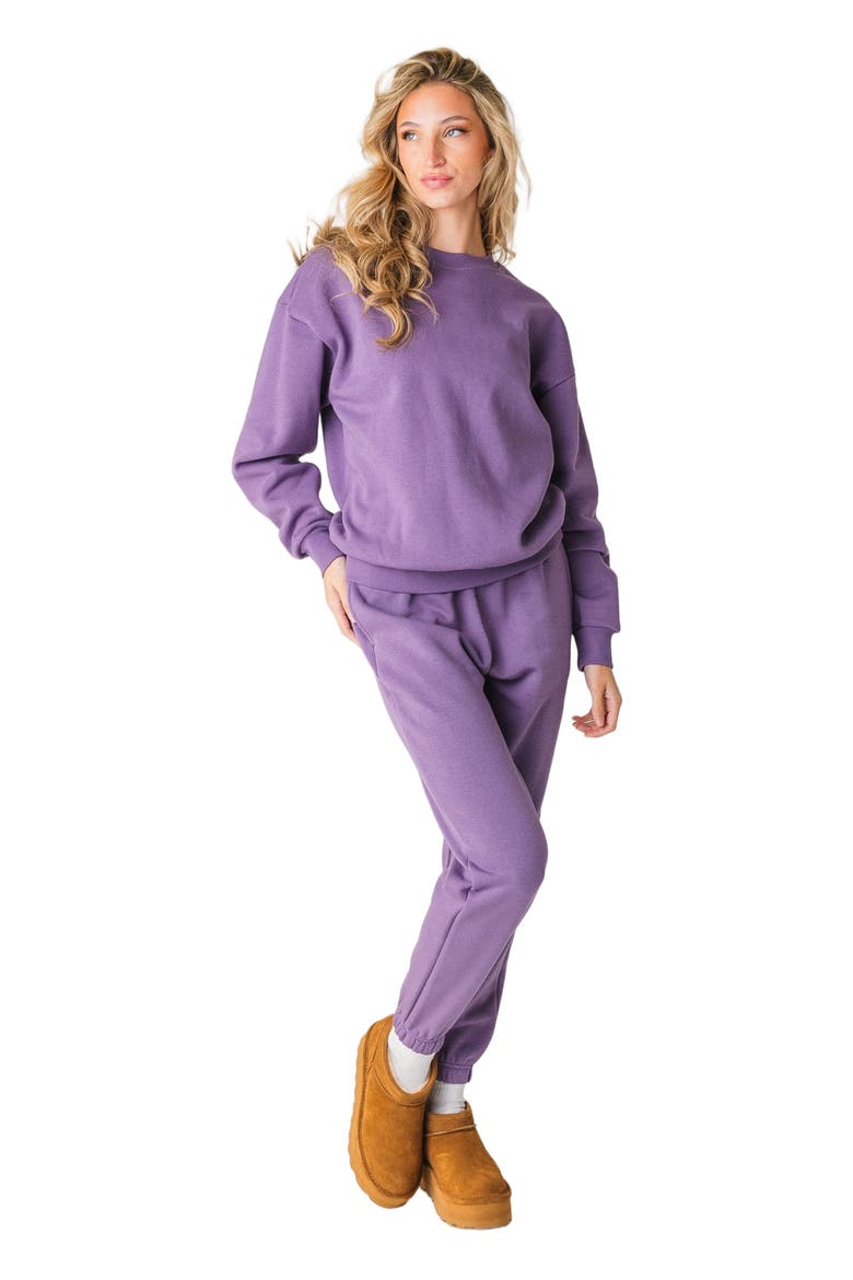Cozy Uni Jogger, Main, color, violet