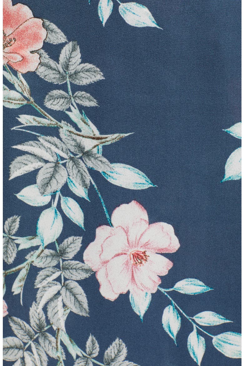 Flutter Crop Top, Alternate, color, GREY GRISAILLE GARDEN FLORAL