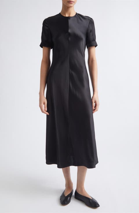 Akriti Short Sleeve Bias Dress