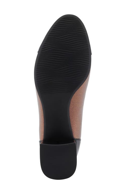 Azura By Spring Step Babysteps Two-tone Cap Toe Pump In Brown