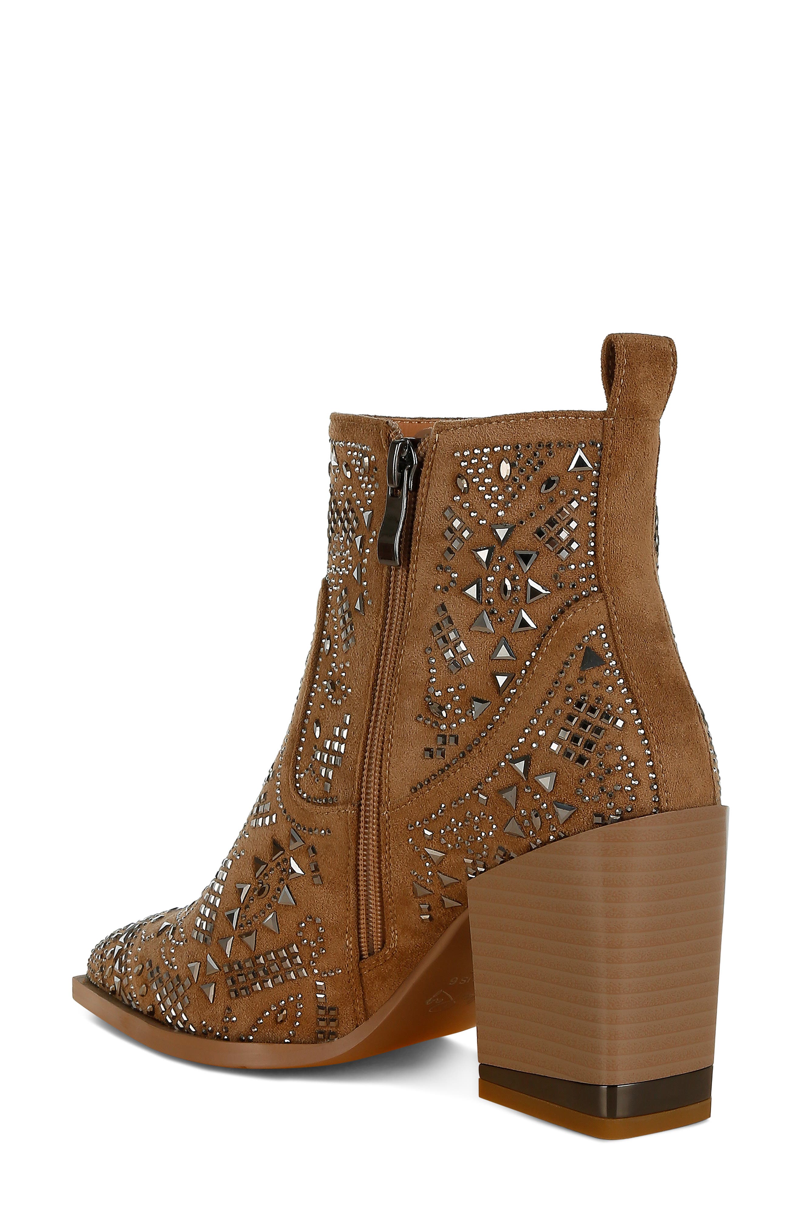 Omishi Pointed Toe Bootie, Alternate, color, BEIGE