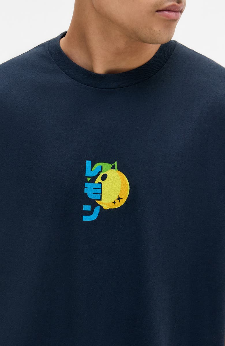 BDG Urban Outfitters Lemonade Graphic T-Shirt, Alternate, color, Black