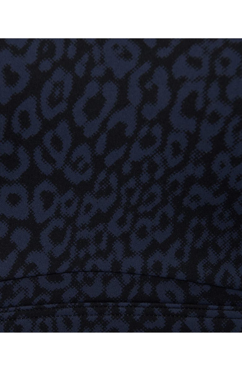 Sweaty Betty Power Pulse Sports Bra, Alternate, color, Blue Halftone Leopard Print