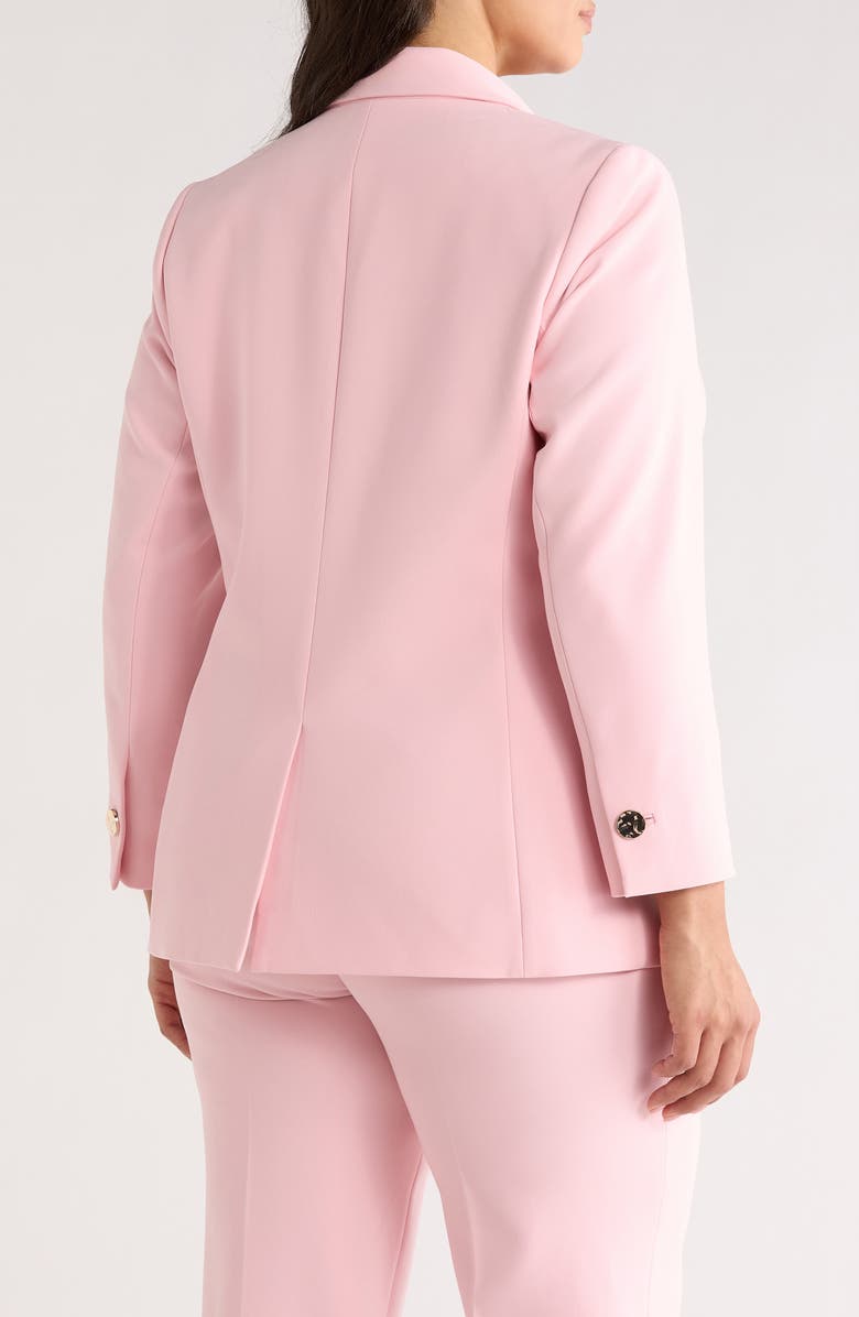 Anne Klein One-Button Jacket, Alternate, color, Rose Water