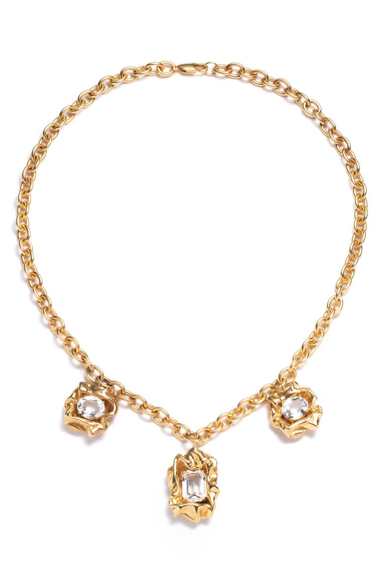 Sterling King Lolita Charm Necklace, Main, color, 