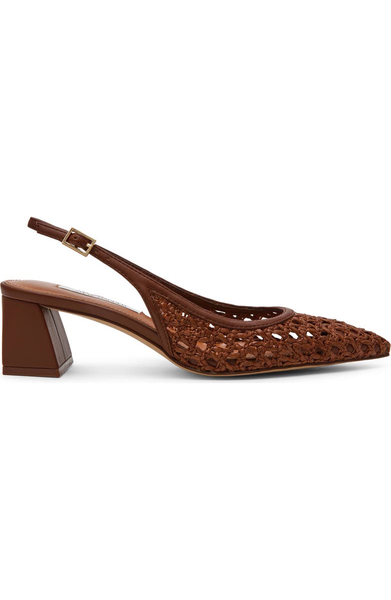 Steve Madden Robyn Pointed Toe Slingback Pump, Alternate, color, Brown