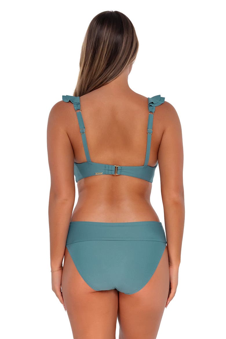 Willa Wireless Bikini Swimsuit Top - F Cup, Alternate, color, Ocean