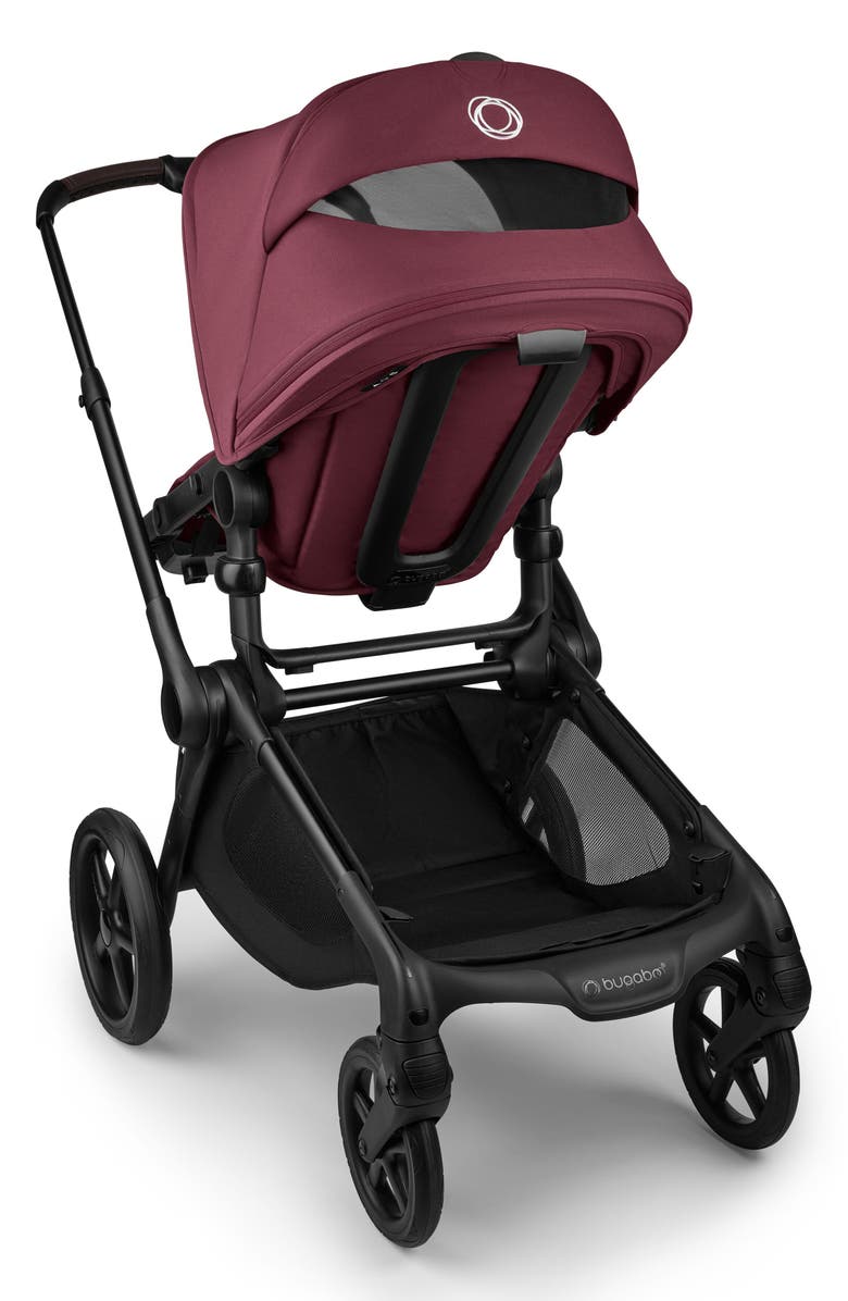 Bugaboo Kangaroo Single-to-Double Stroller with Bassinet, Alternate, color, Dark Cherry