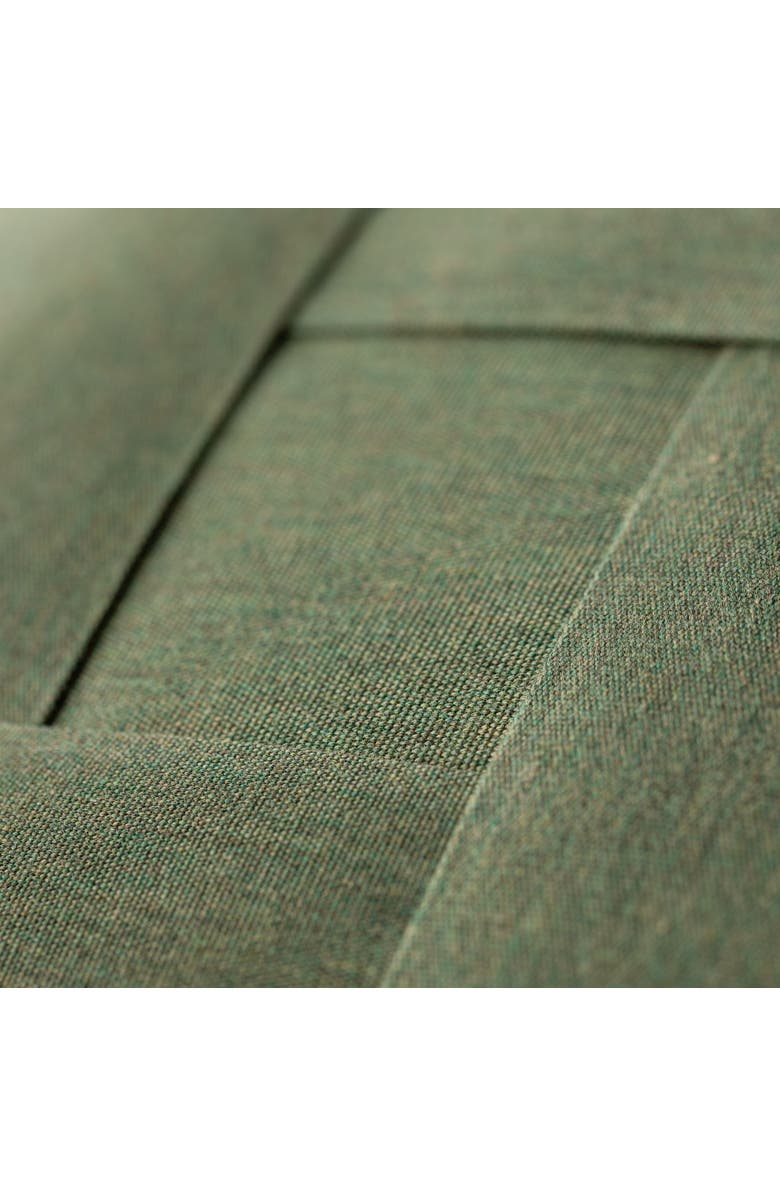 Elaine Smith Basketweave Hand Woven Indoor & Outdoor Accent Pillow, Alternate, color, Fern