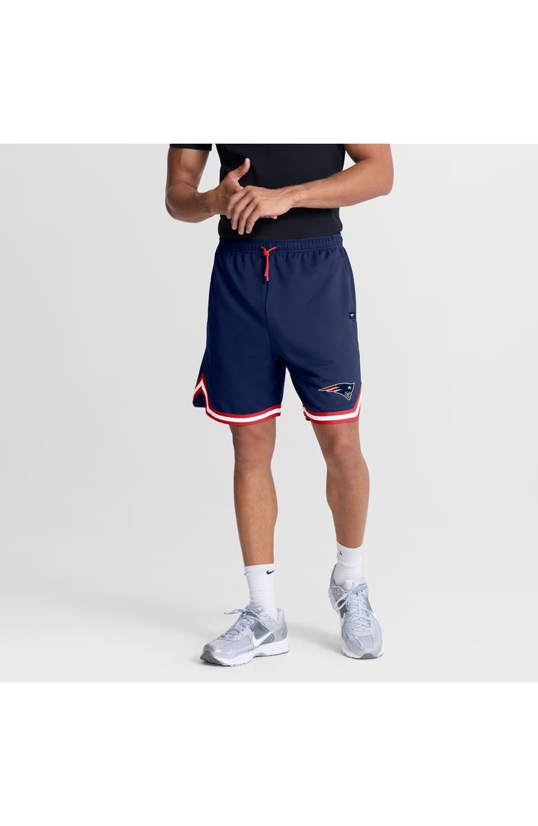 FANATICS Men's Fanatics Navy New England Patriots Fearless Drive Shorts, Main, color, Navy