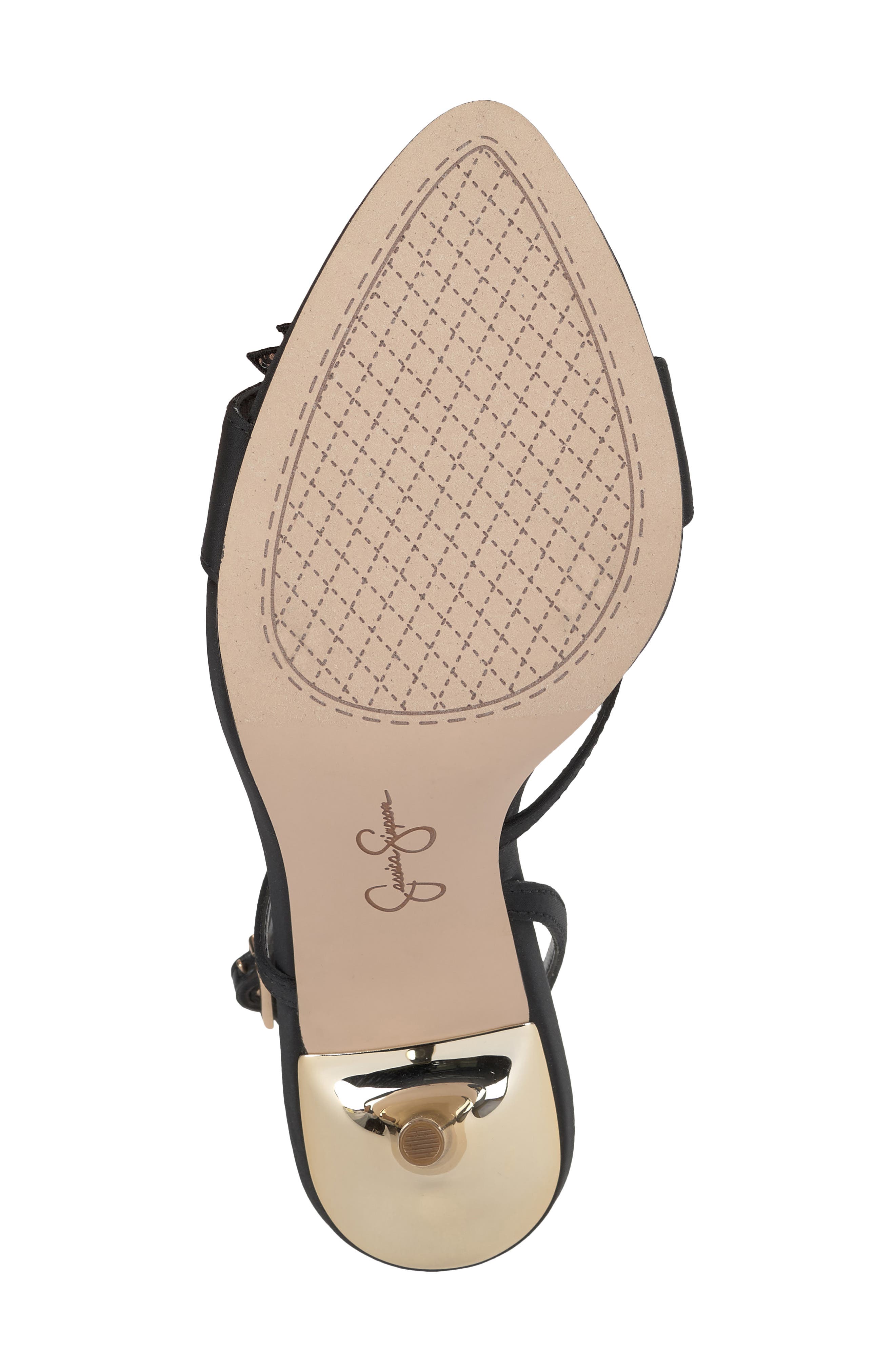 Jessica Simpson Nivory Half d'Orsay Sandal, Alternate, color, Black