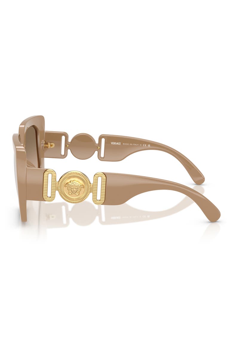 55mm Square Sunglasses, Alternate, color, BEIGE