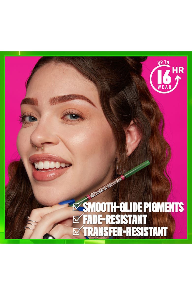 NYX PROFESSIONAL MAKEUP Dual Edge Brow Pencil, Alternate, color, Black