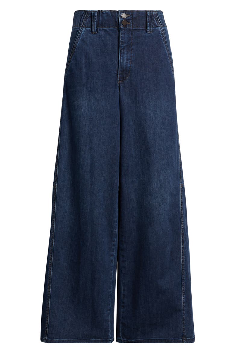 Skyrise Wide Leg Jeans, Alternate, color, INDIGO