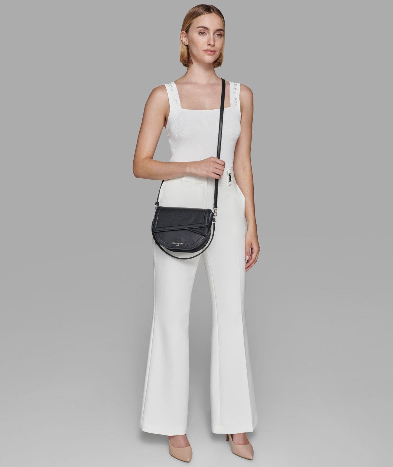 KARL LAGERFELD PARIS Deauville Small Shoulder Bag, Alternate, color, 