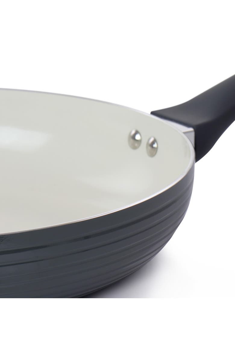 OSTER Ridge Valley 12 Inch Aluminum Nonstick Frying Pan, Alternate, color, Grey