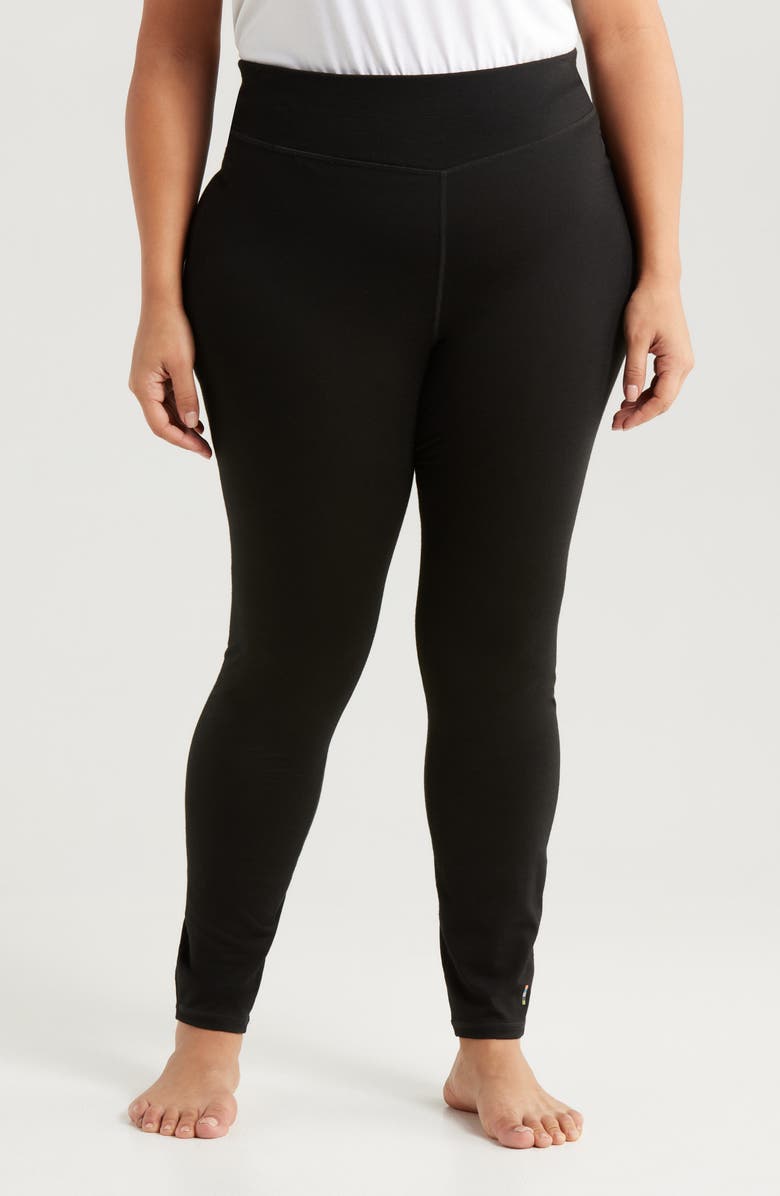 Smartwool Merino Base Layer Leggings, Main, color, Black