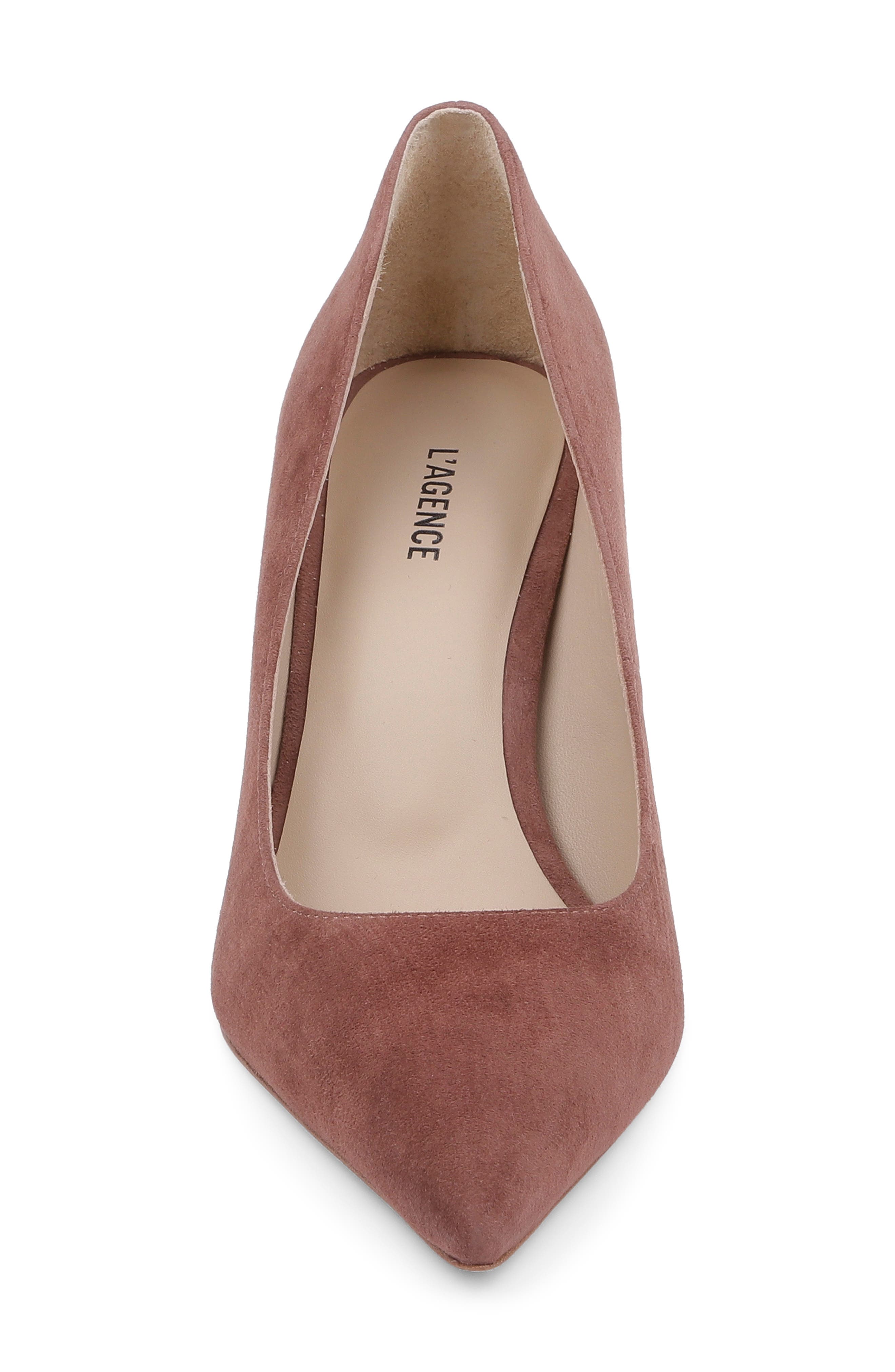 Maelle Pointed Toe Pump, Alternate, color, HAZEL SUEDE