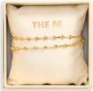 The M Jewelers Delicate Bar Bracelet Set