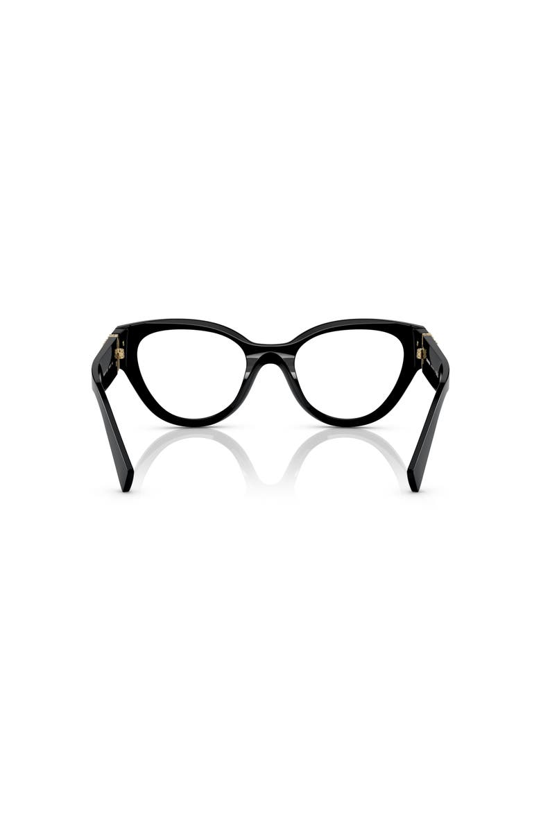 Miu Miu 52mm Phantos optical glasses, Alternate, color, Black