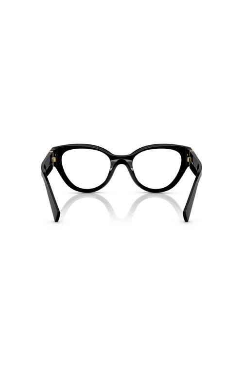 Miu Miu 52mm Phantos Optical Glasses In Black