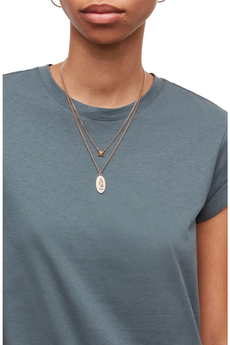 Anna Cotton T-Shirt, Alternate, color, BLUE OPULENCE