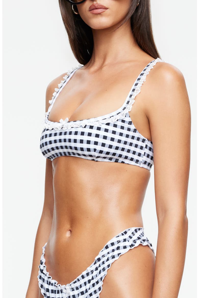 Tide Bikini Top, Alternate, color, NOIR CHECK