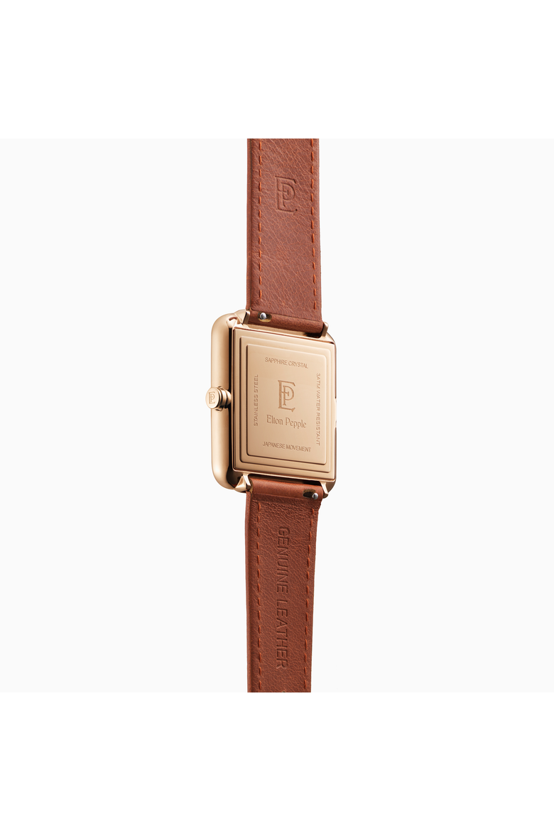 Men's Classic Montclare - Edgewater, 38mm, Alternate, color, Black/Brown/Rose Gold
