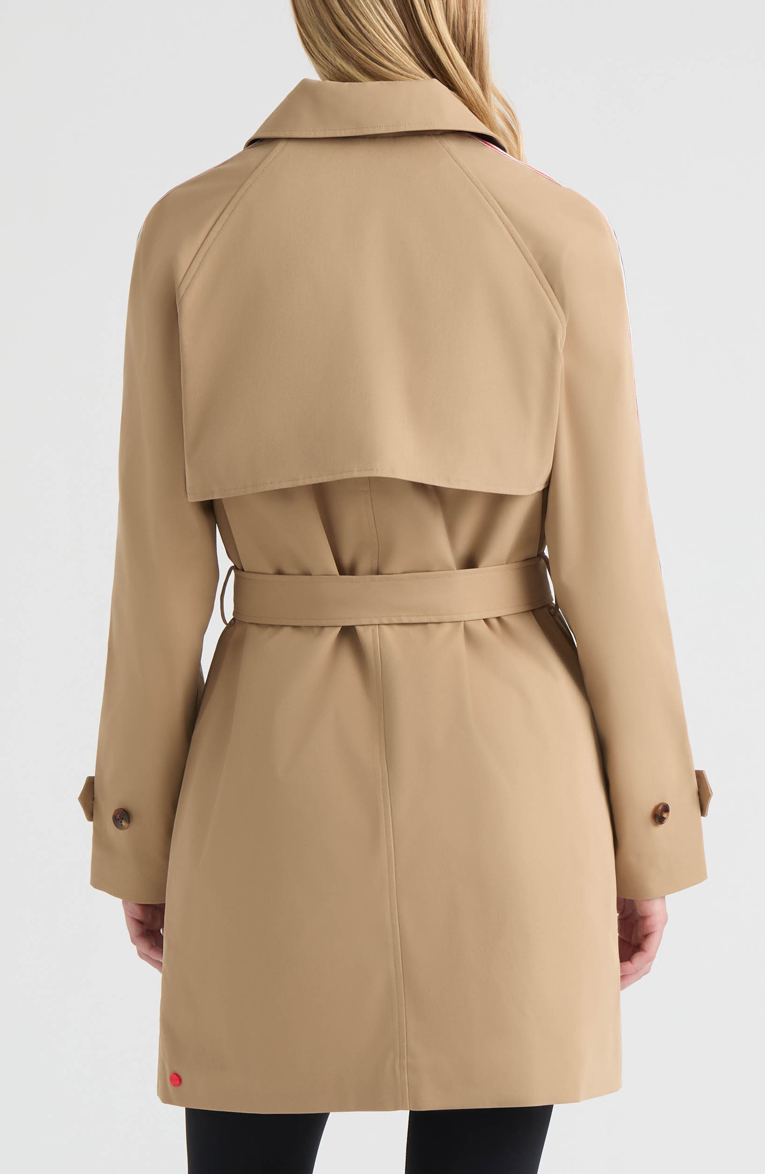 Sophia Sleeve Stripe Trench Coat - image 4