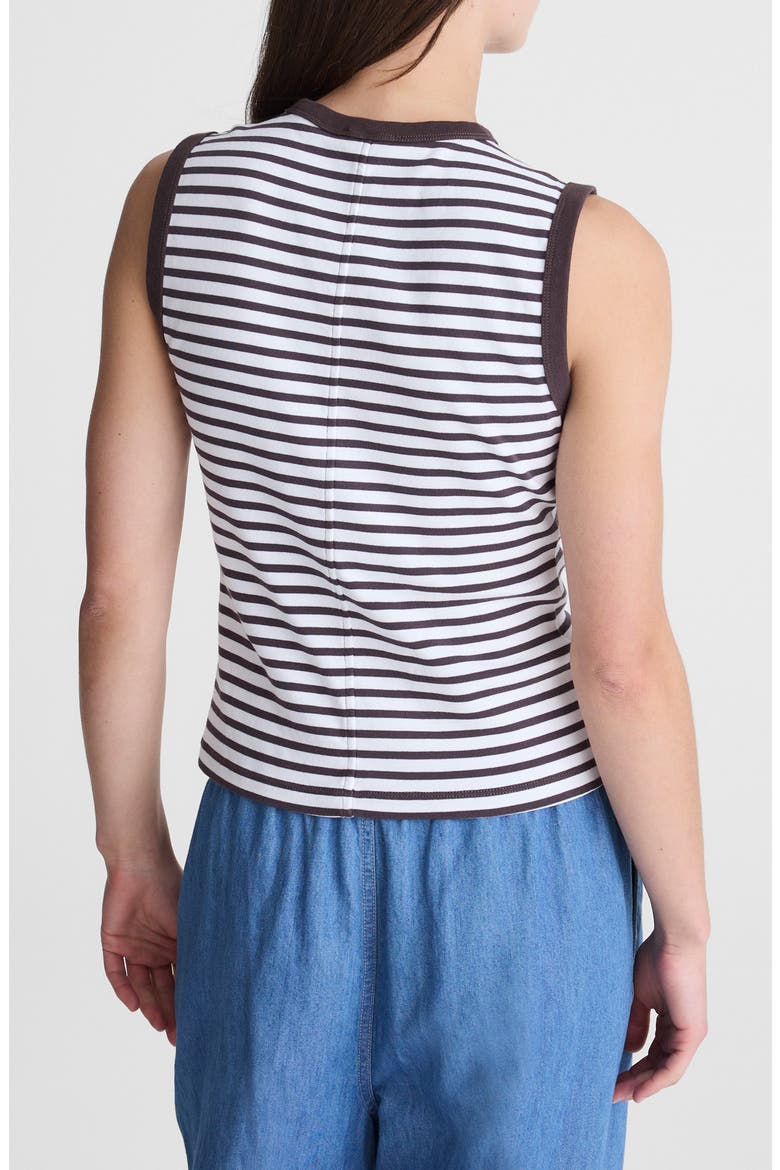 The '90s Compact Cotton Shell Tank, Alternate, color, NEW YORK STRIPE