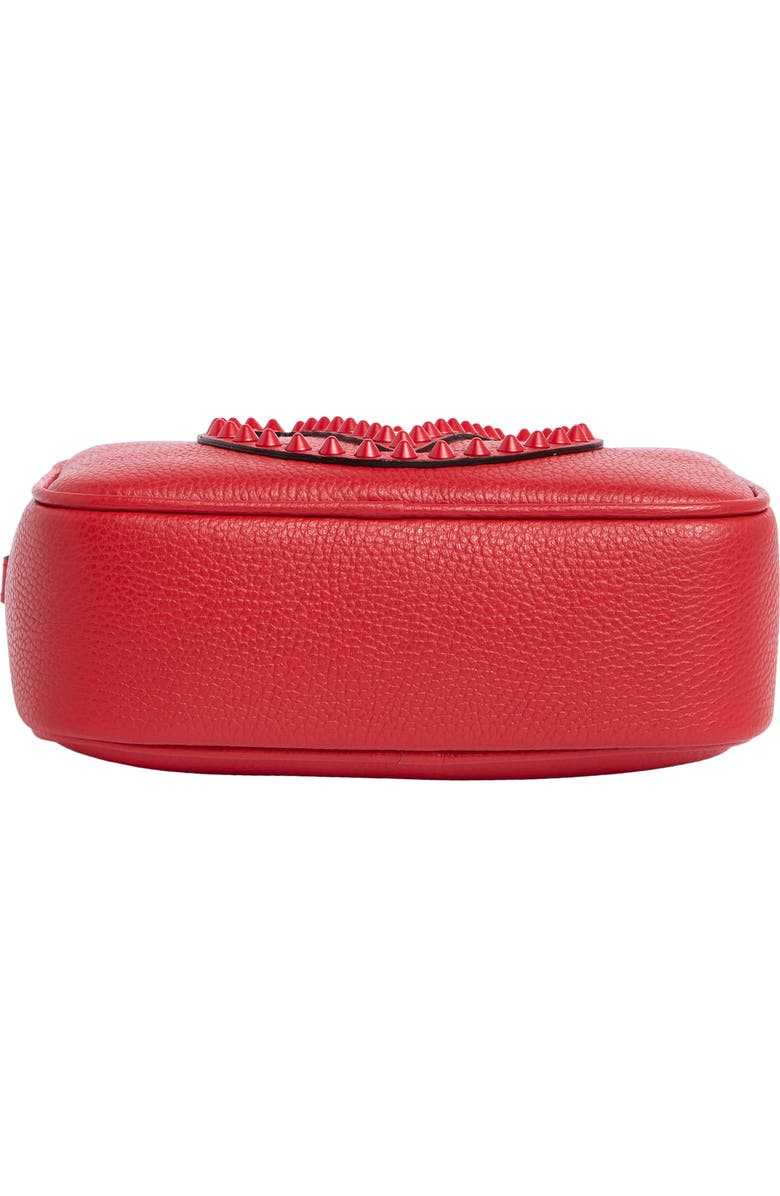 VALENTINO BY MARIO VALENTINO Mia Rockstud Leather Camera Bag, Alternate, color, Fuego